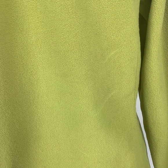 Lands' End Women's Green Fleece Jacket - Picture 3 of 8